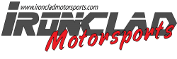 logo for ironclad motorsports.